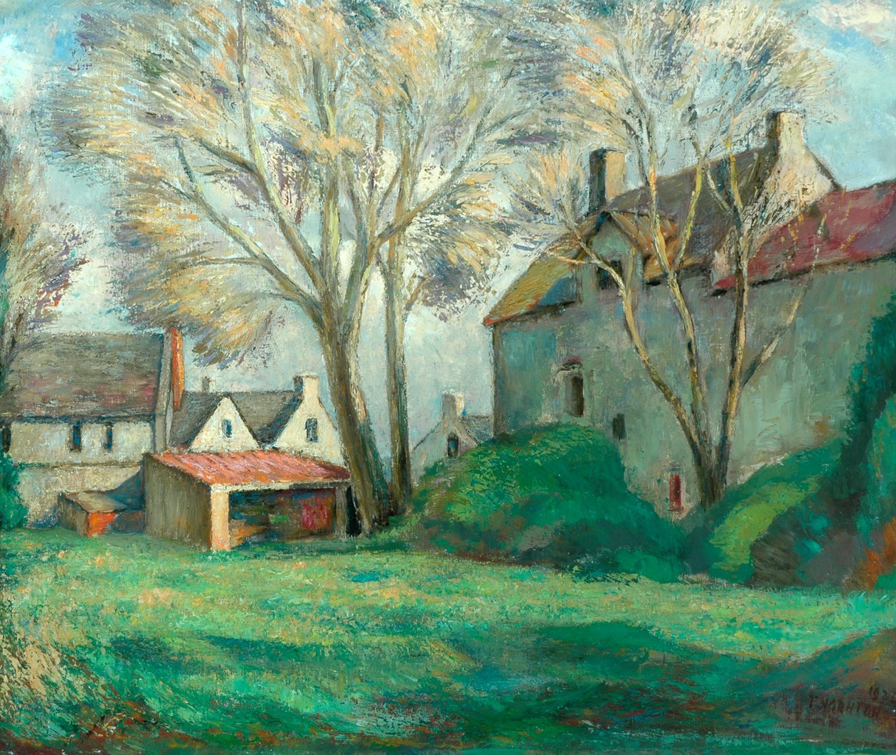 Cotswoldin maatila, 1924 tekijältä Alfred Thornton