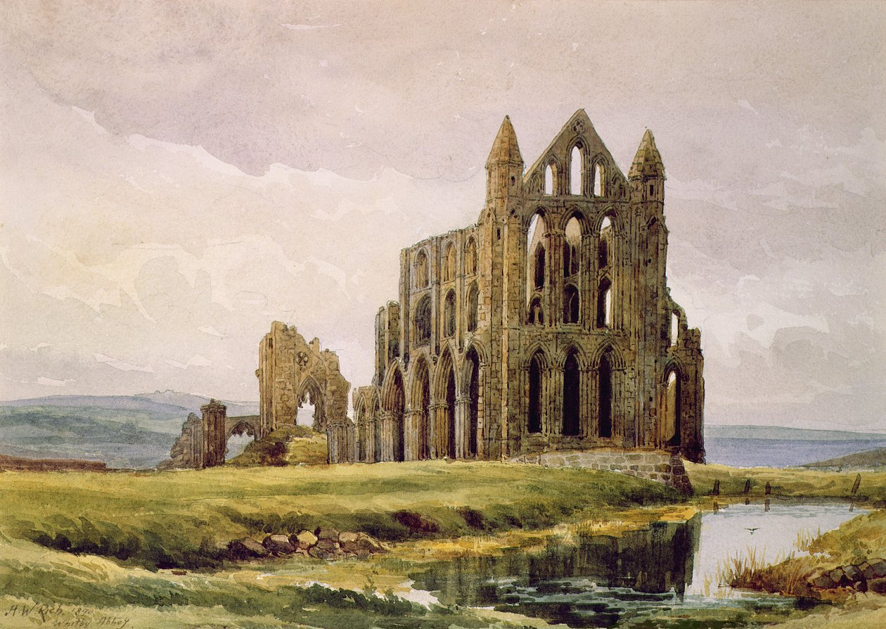 Whitby Abbey tekijältä Alfred William Rich