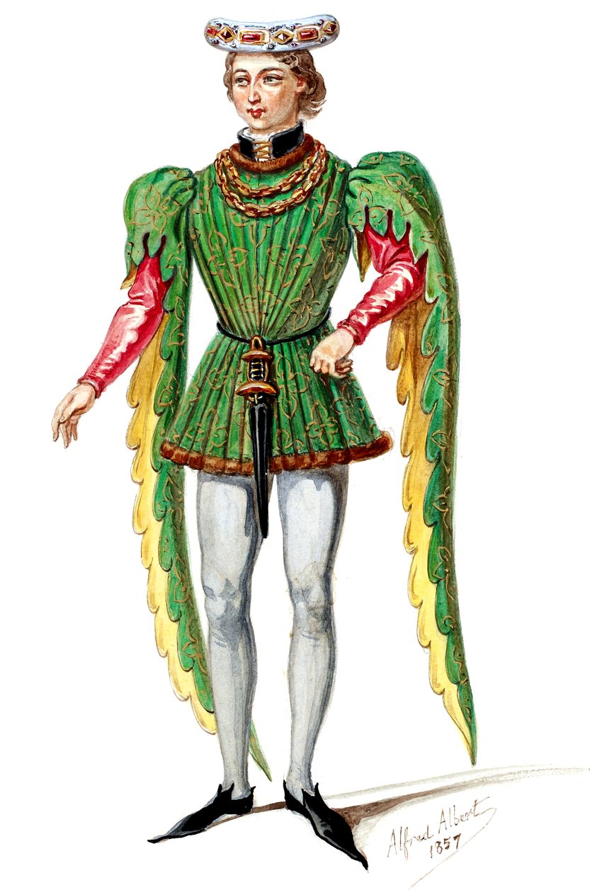 Halévy - La magicienne - pukumallit Alfred Albert - 02. Seigneur, mieskuoro (retusoitu) tekijältä Alfred Albert
