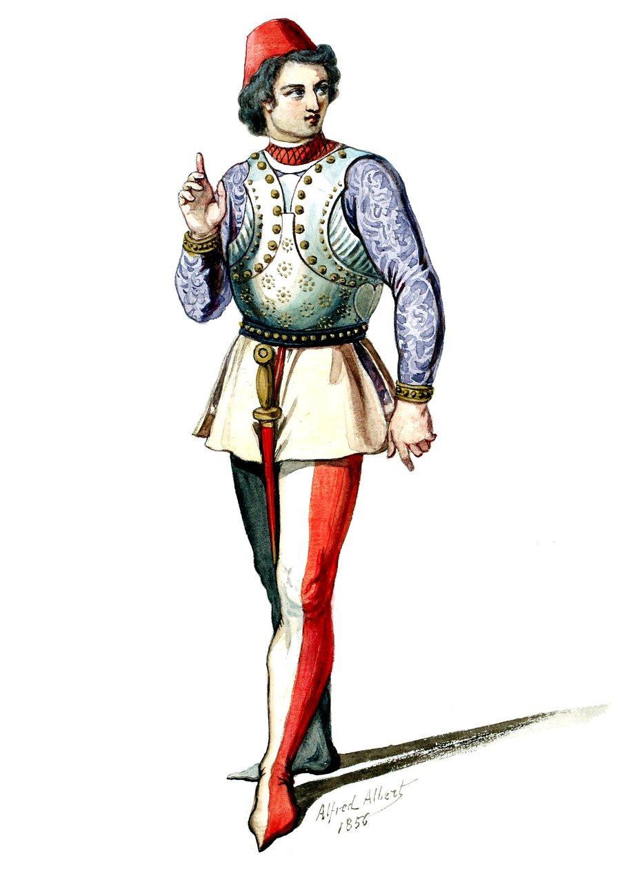 Halévy - La magicienne - pukumallit Alfred Albert - 04. Ecuyer, mieskuoro (retusoitu) tekijältä Alfred Albert