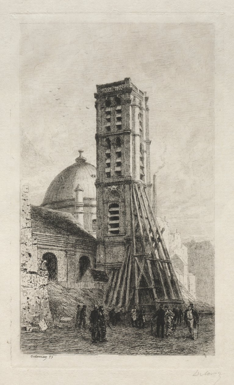 Saint-Rochin kirkko tekijältä Alfred Alexandre Delauney
