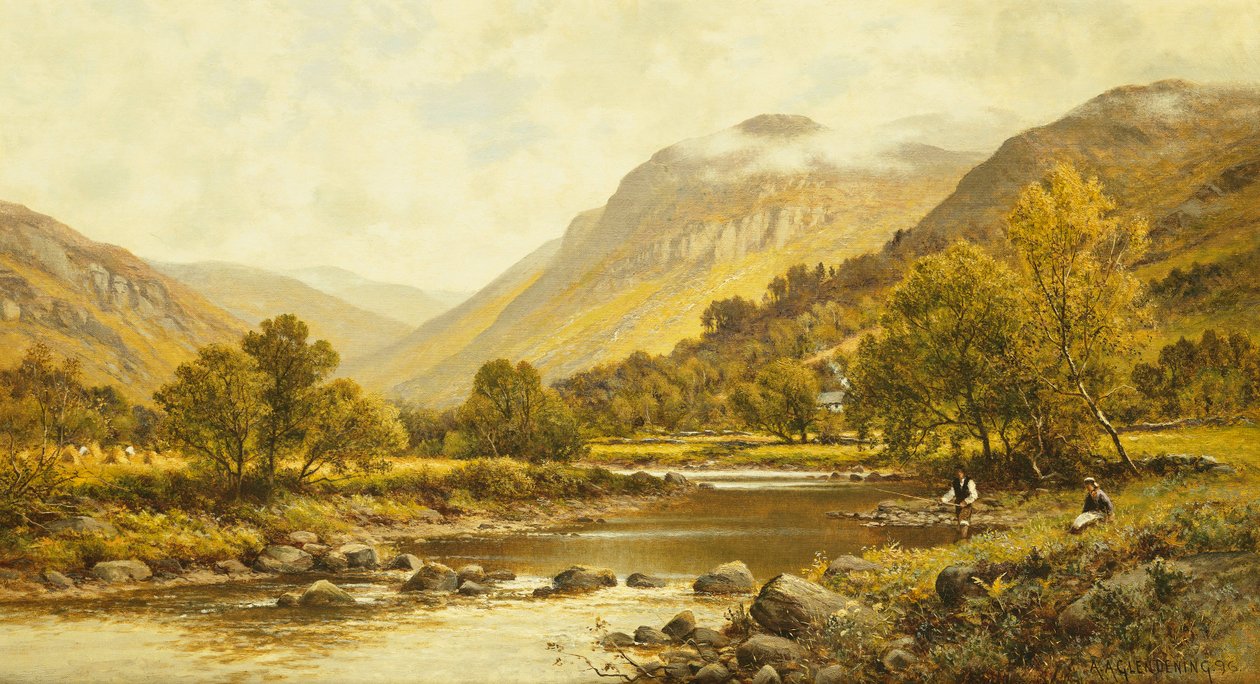 Borrowdale, Cumberland, 1896 tekijältä Alfred Augustus Glendening