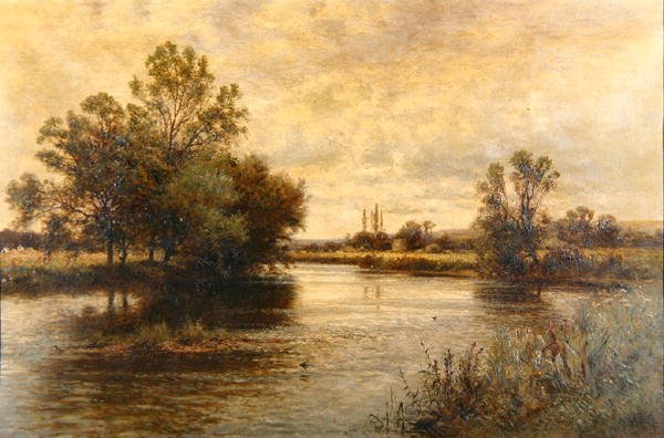 Penton Hook Thamesissa tekijältä Alfred Augustus Glendening
