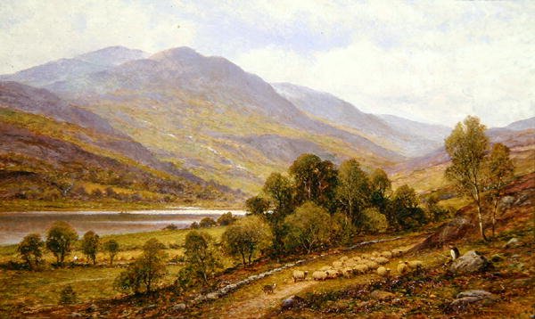 Snowdonia (mahdollinen Gwynant-järvi) tekijältä Alfred Augustus Glendening