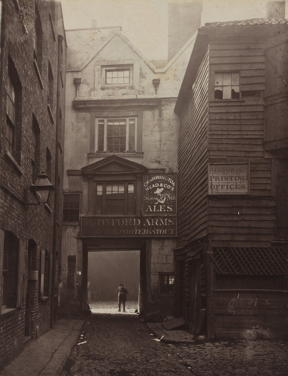 Oxford Arms, Warwick Lane, 1875 tekijältä Alfred Bool