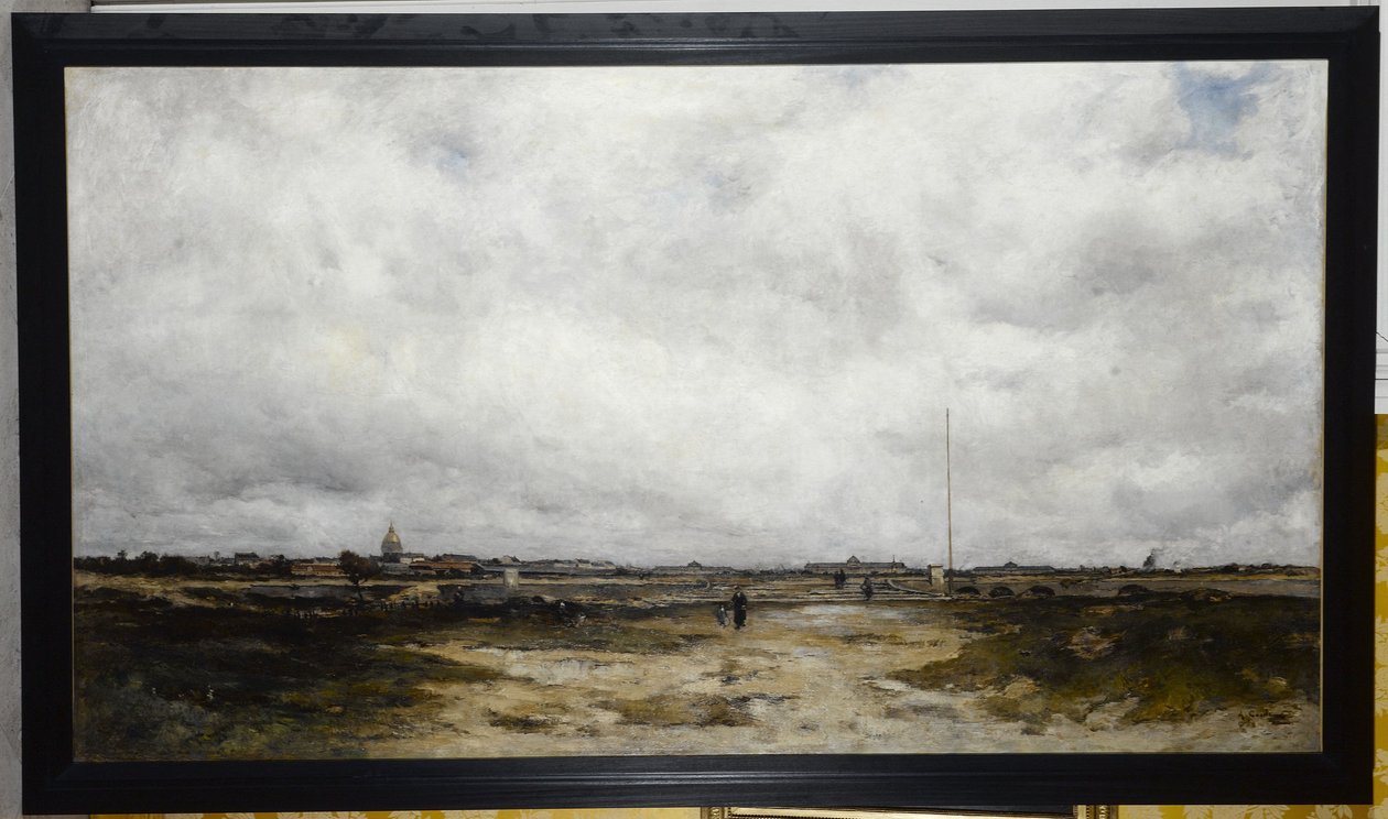 Champ-de-Mars, vuoden 1878 näyttelyn jälkeen, noin 1882 (öljy kankaalle) tekijältä Alfred Casile