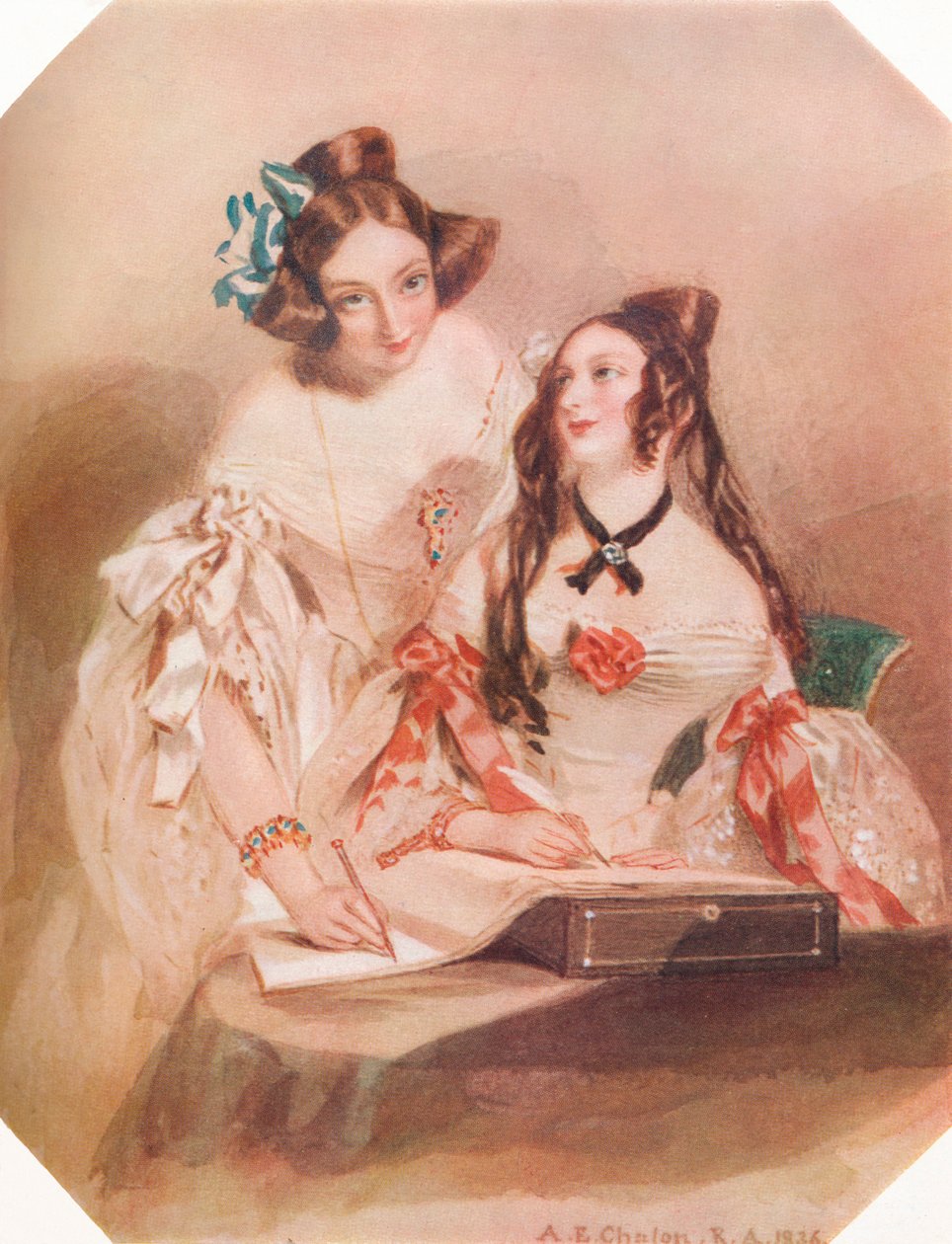 Albumi, 1836, 1924 tekijältä Alfred Chalon