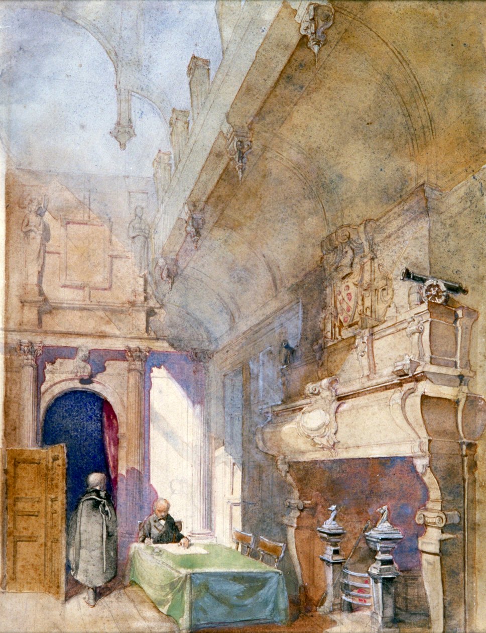 "Salle-a-Manger, Charterhouse", Lontoo, 1913 tekijältä Alfred Charles Conrade