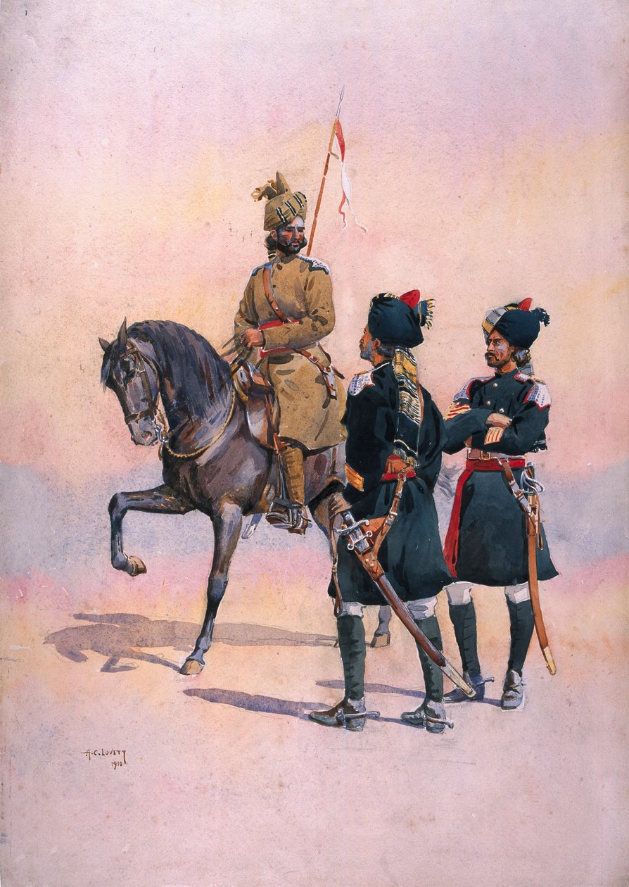37. Lancersin (Baluch Horse) sotilas Baluch, 36. Jacob