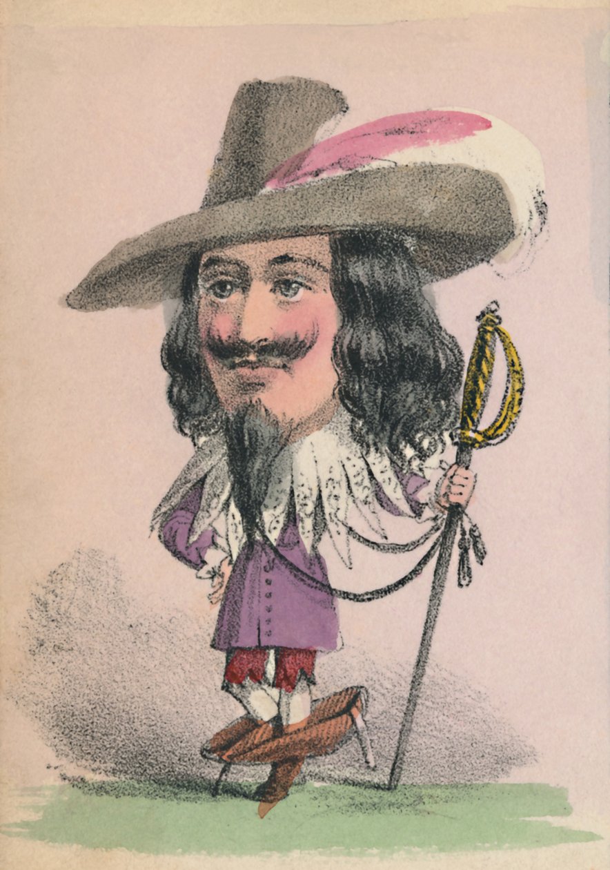 Kaarle I, 1856 tekijältä Alfred Crowquill