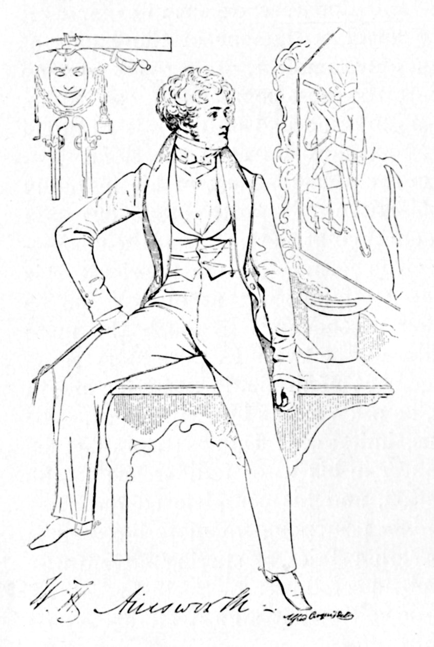 William Harrison Ainsworth, c1835, 1904 tekijältä Alfred Crowquill