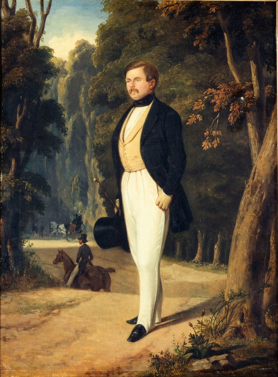 Augustin Grisierin muotokuva 1791-1865 n. 1840. tekijältä Alfred De Dreux