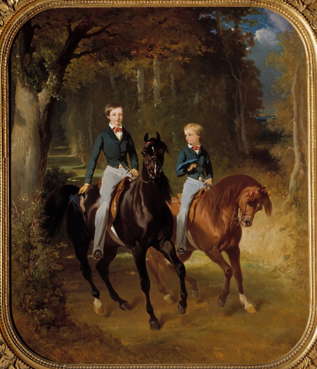 Ratsastusmuotokuva Louis Philippe Albert d