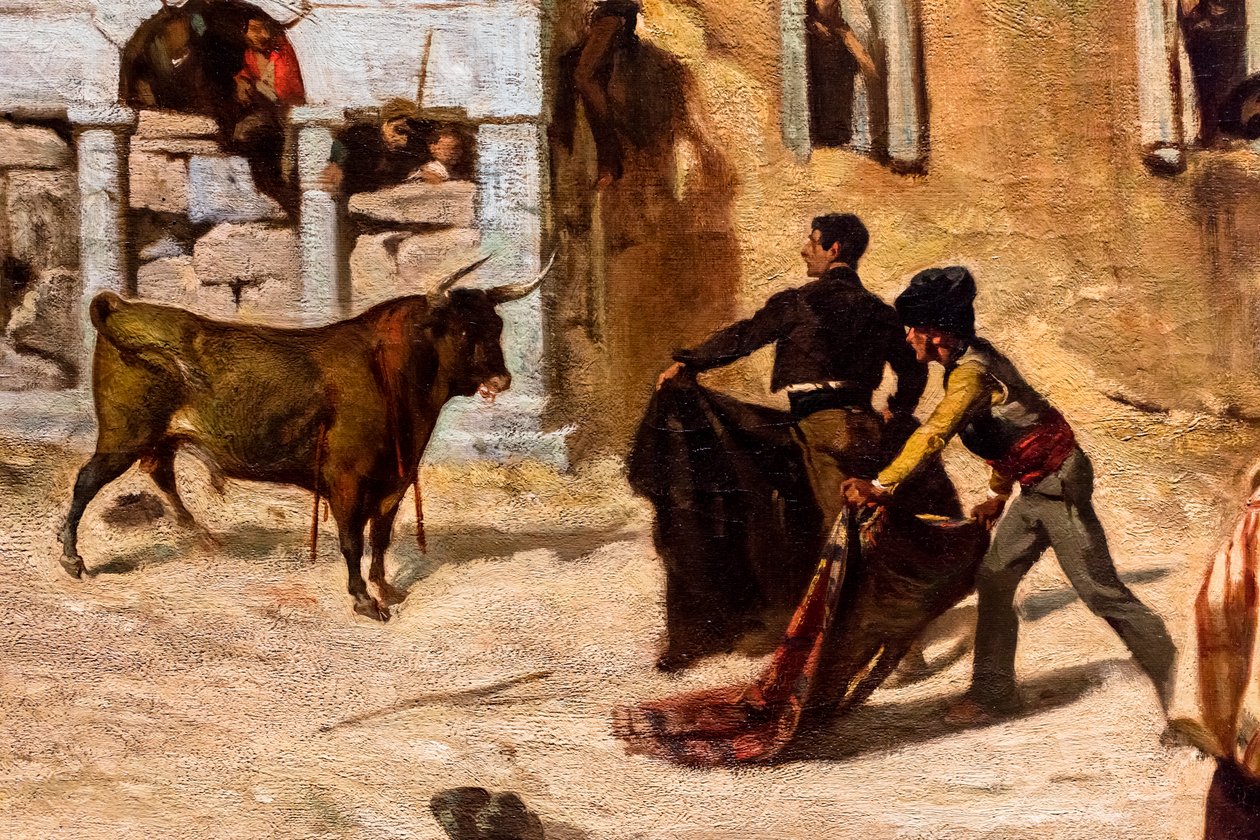 Novillosin taistelu, yksityiskohta tekijältä Alfred Dehodencq