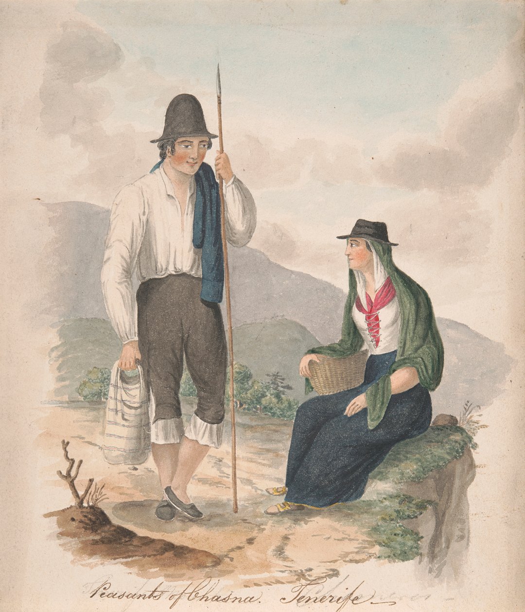 Chasnan talonpojat, Teneriffa tekijältä Alfred Diston