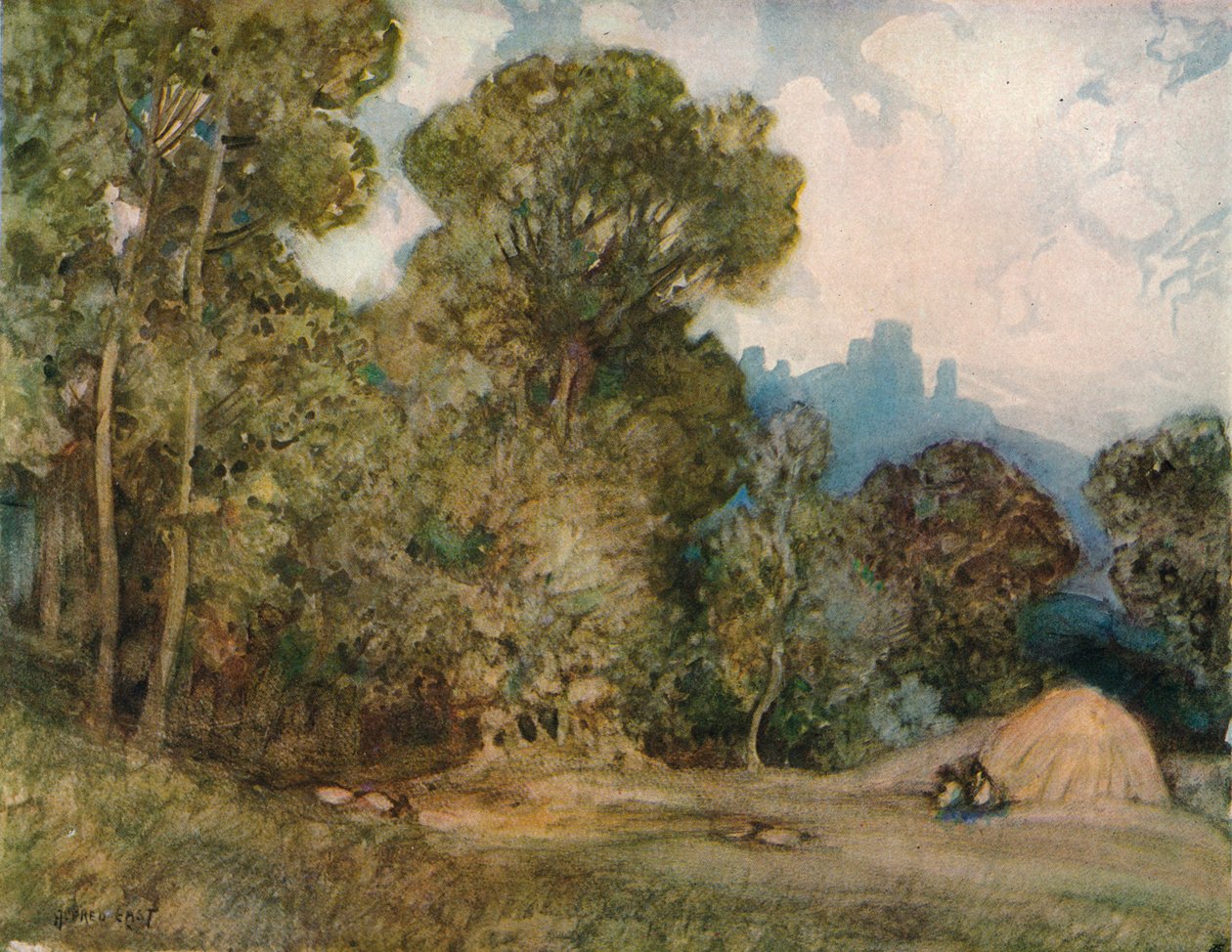 Chateau Gaillard, c1864-1906, 1906 tekijältä Alfred East