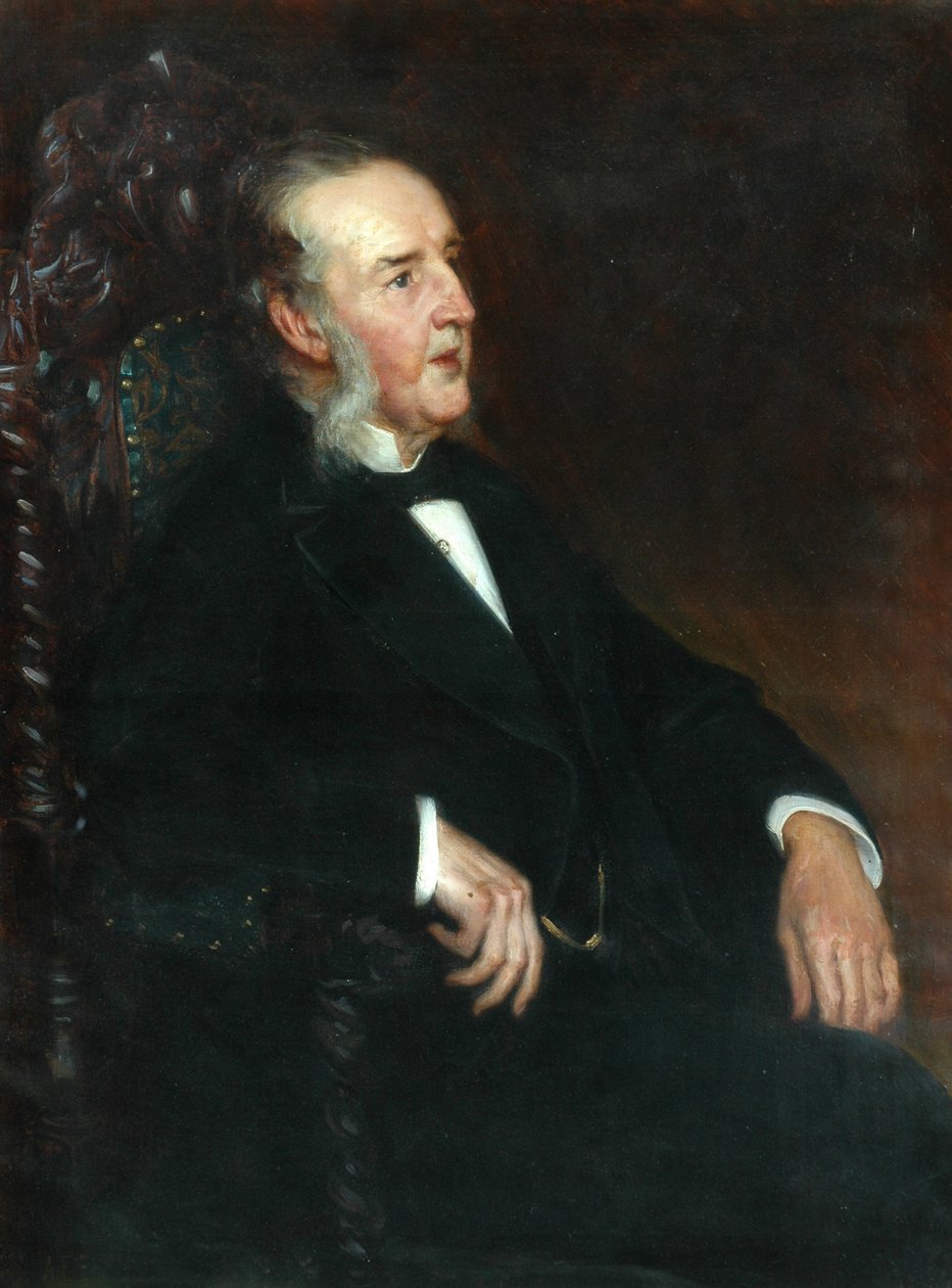 Abraham Greenwood Eastwood (öljy kankaalle) tekijältä Alfred Edward (attr.to) Emslie