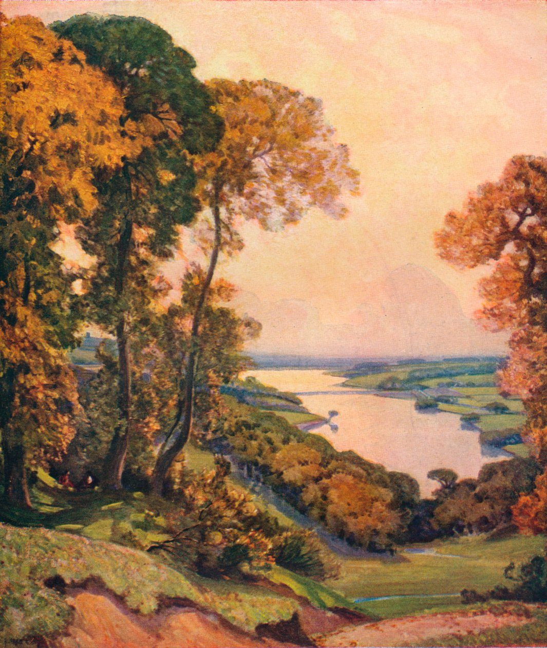 Rivington Water, 1910 tekijältä Alfred East