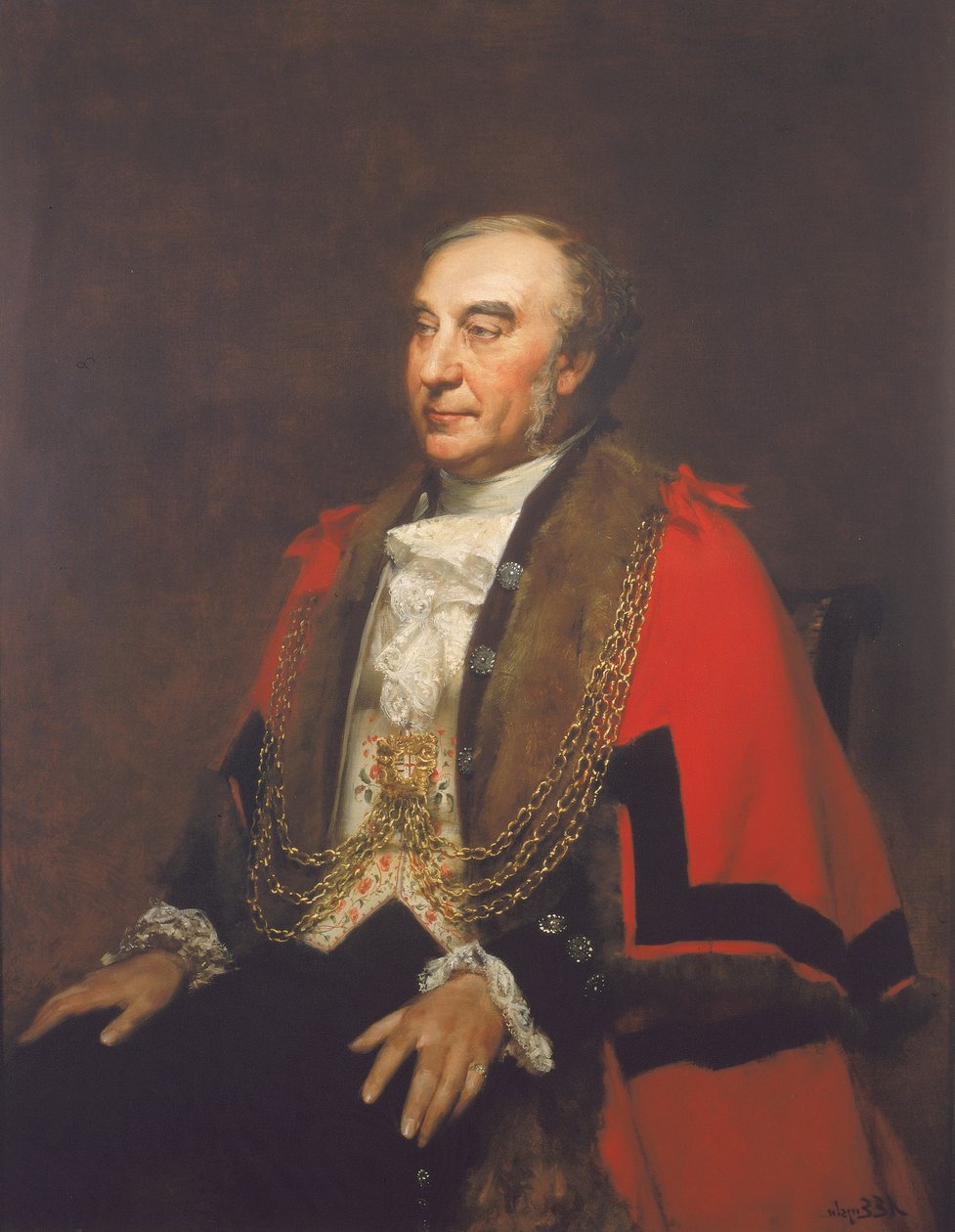 Alderman William Lawrence, Sherif, 1849 tekijältä Alfred Edward Emslie