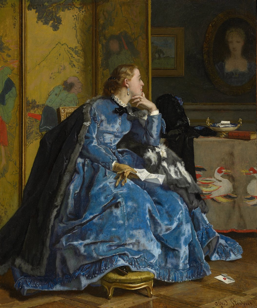 Herttuatar tekijältä Alfred Emile Stevens