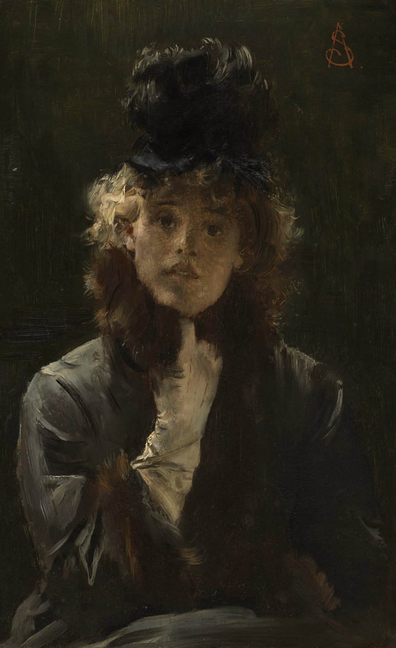 Pariisin sfinksi, noin 1880 tekijältä Alfred Emile Stevens