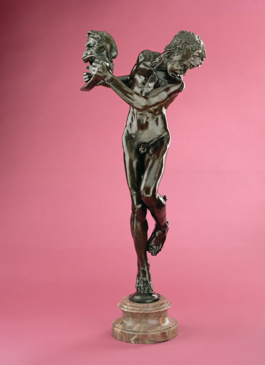 Komedia ja tragedia, "Sic Vita", malli 1891-92, näyttelijät n. 1902-05 tekijältä Alfred Gilbert