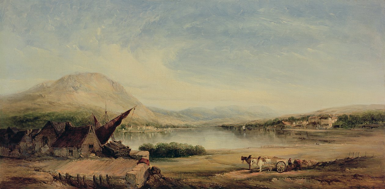 Lakeside View, 1800-luku tekijältä Alfred Gomersal Vickers