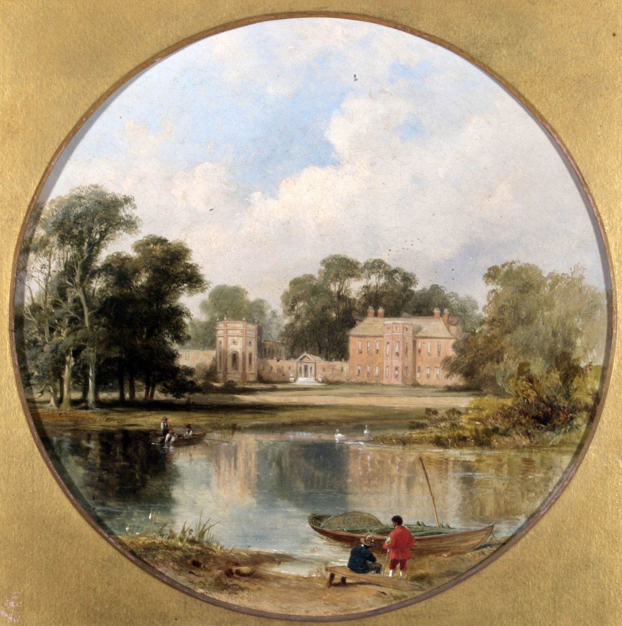 Orleans House, noin 1840 tekijältä Alfred Gomersal Vickers