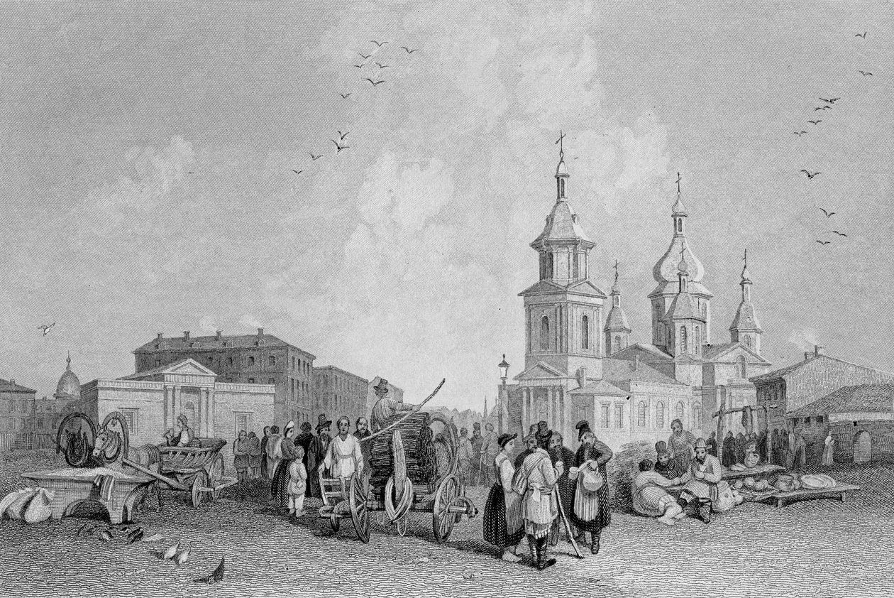 Haymarket, Pietari, kaiverrus W. Chevalier tekijältä Alfred Gomersal Vickers
