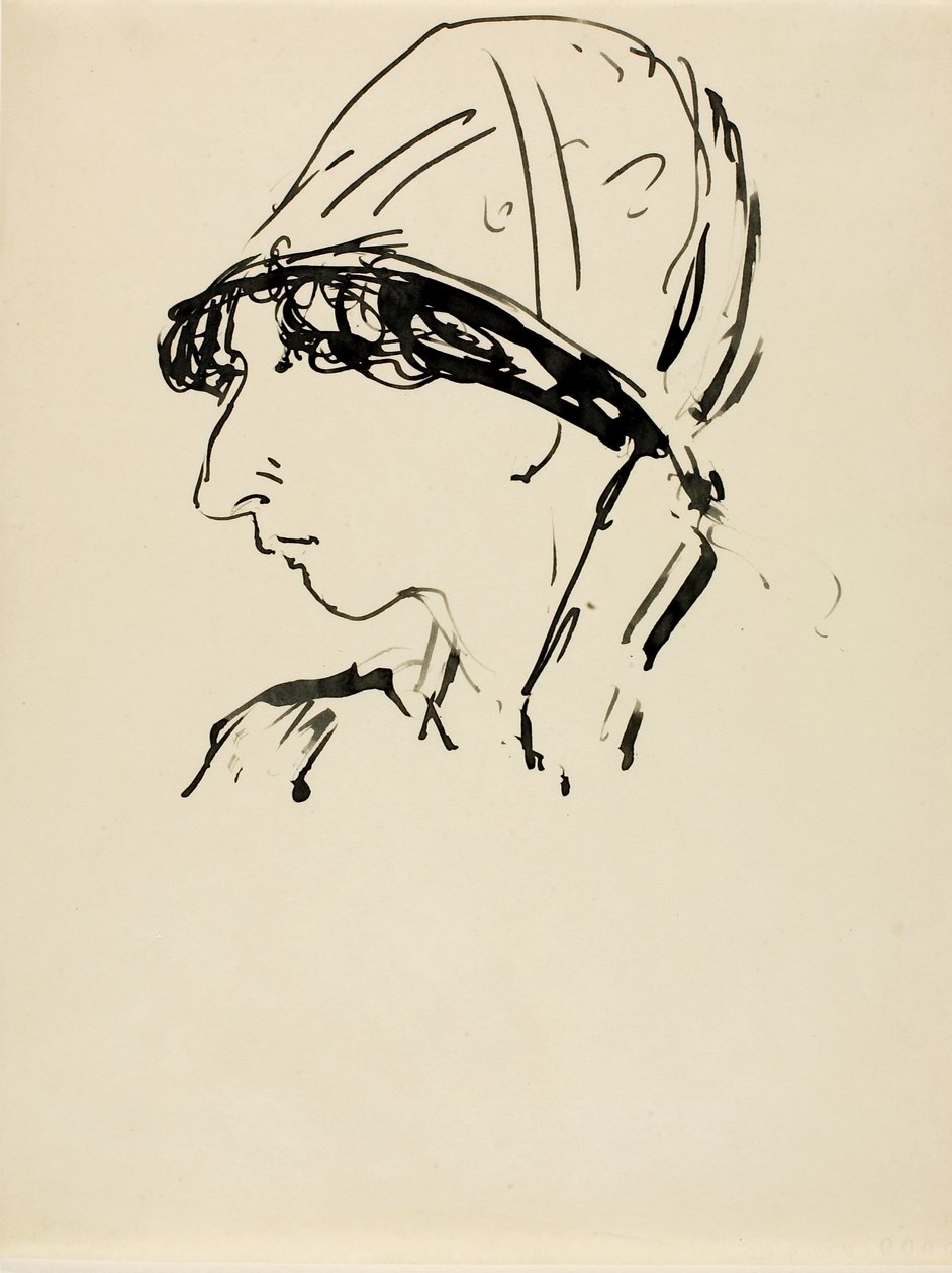 Tytön pää tekijältä Alfred H. Maurer