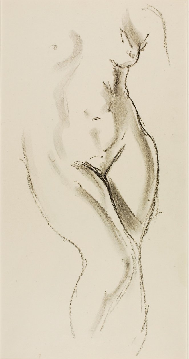 Seisominen alasti tekijältä Alfred H. Maurer