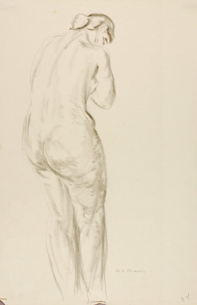 Seisominen alasti tekijältä Alfred H. Maurer