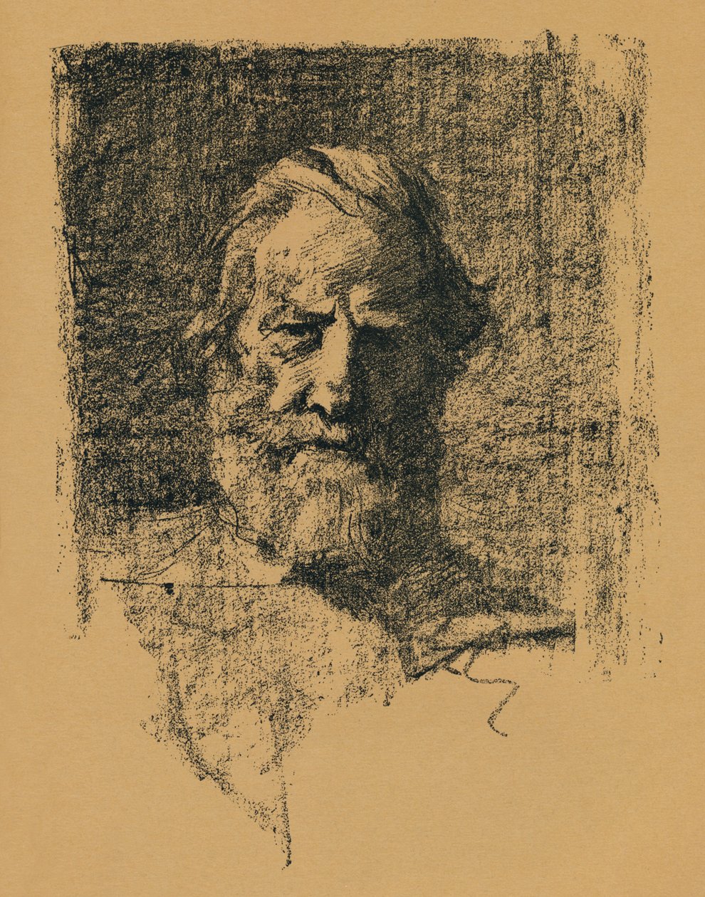 Muotokuvaluonnos, c1895, 1896 tekijältä Alfred Hartley