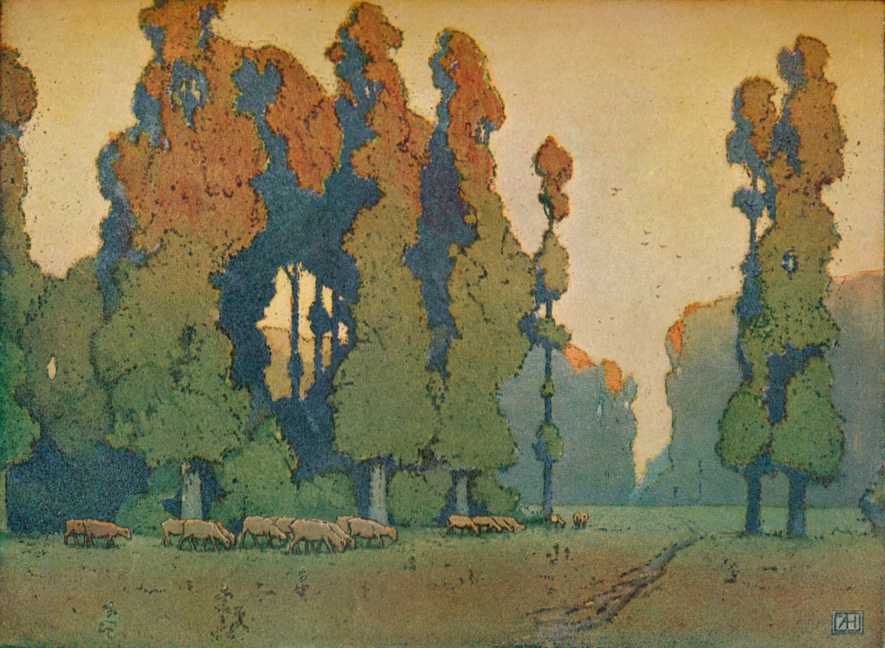 The Glade, 1910 tekijältä Alfred Hartley