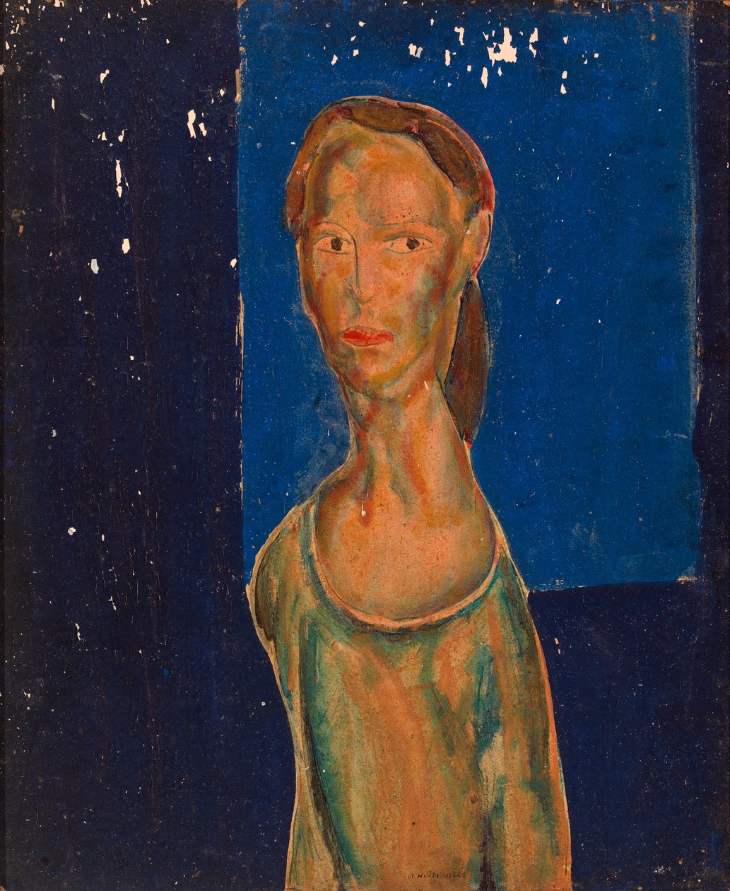Naisen muotokuva, 1920-1925. tekijältä Alfred Henry Maurer