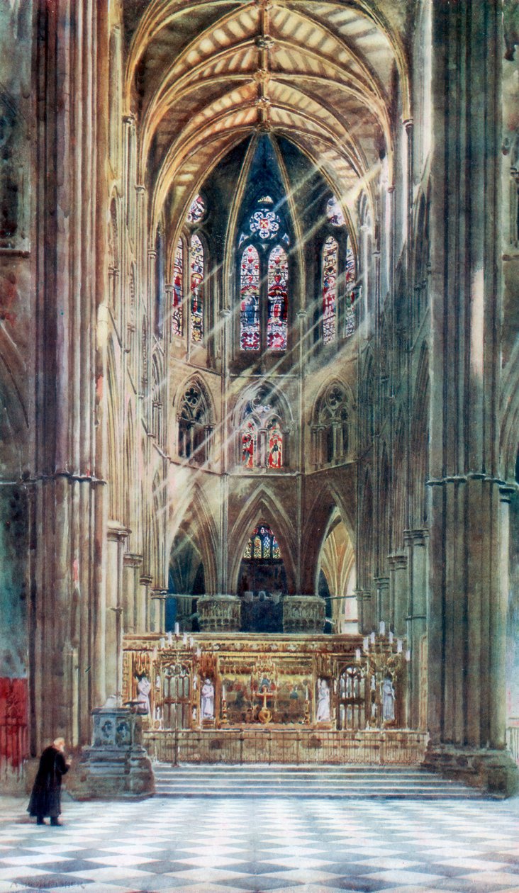 Westminster Abbey, Lontoo, 1902 tekijältä Alfred Hugh Fisher
