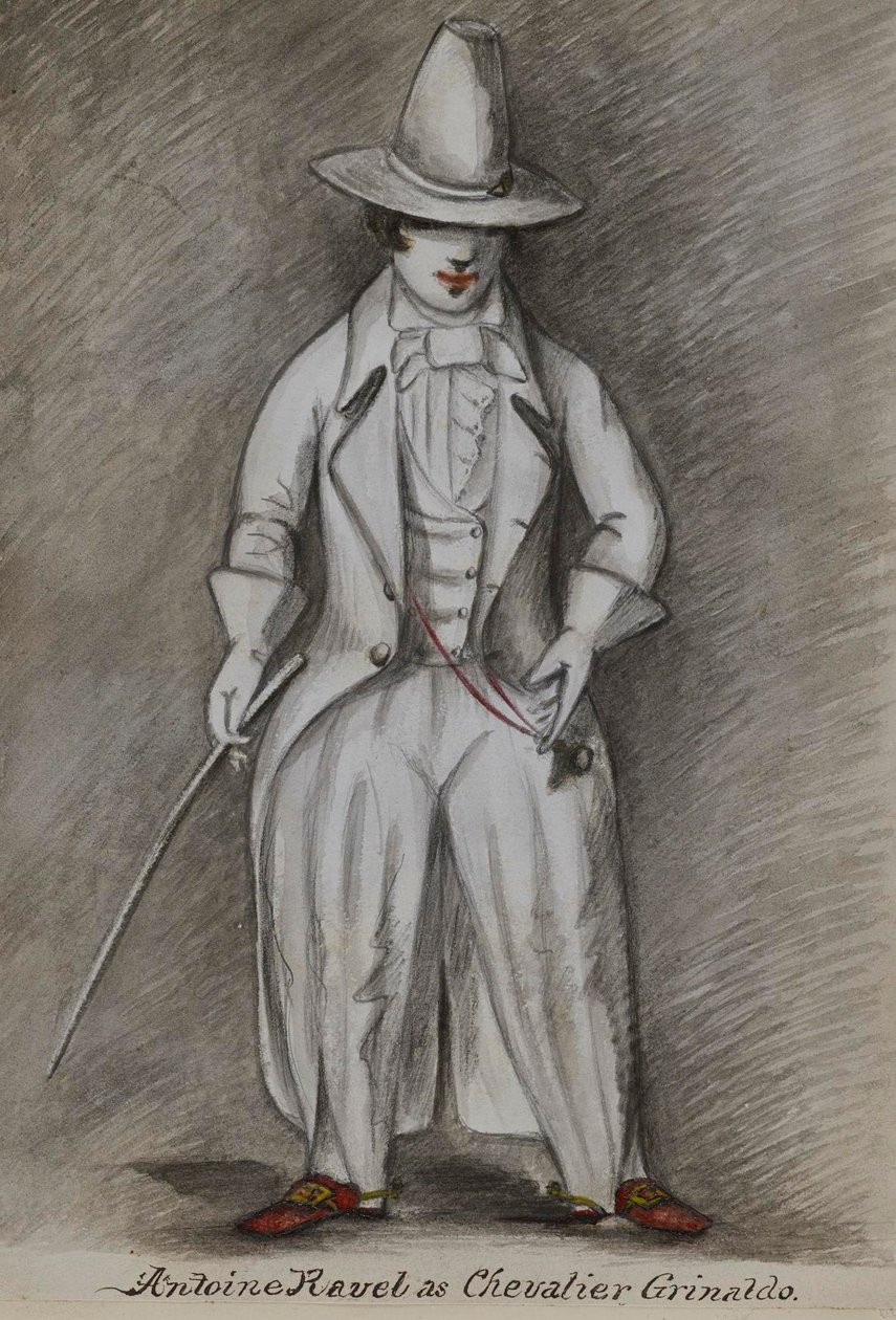 Antoine Ravel Chevalier Grinaldona tekijältä Alfred Jacob Miller