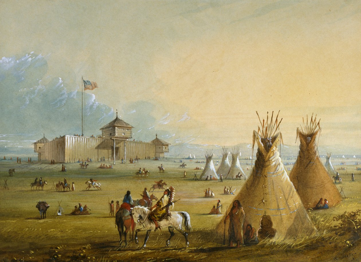 Fort Laramie tekijältä Alfred Jacob Miller