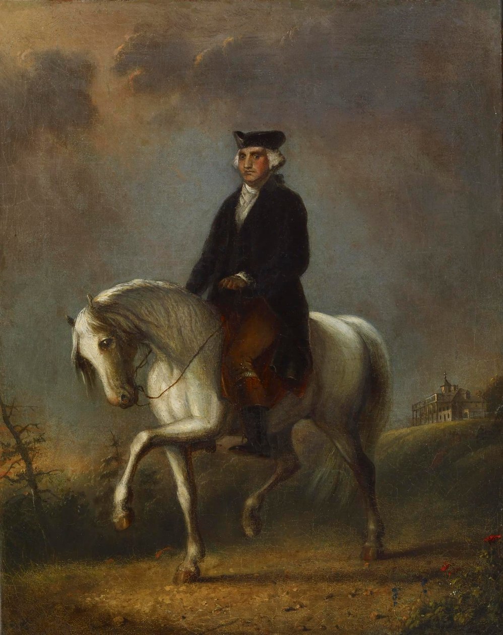 George Washington Mount Vernonissa tekijältä Alfred Jacob Miller