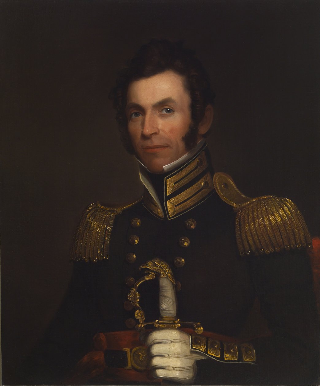Eversti Alexander Smithin muotokuva (1790-1858) tekijältä Alfred Jacob Miller