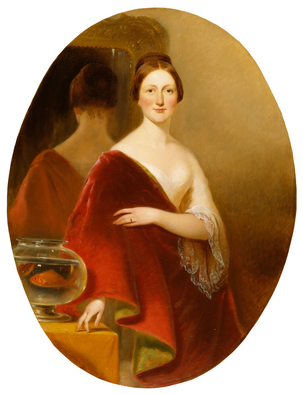 Rouva Decatur Howard Millerin (Eliza Credilla Hare) muotokuva tekijältä Alfred Jacob Miller