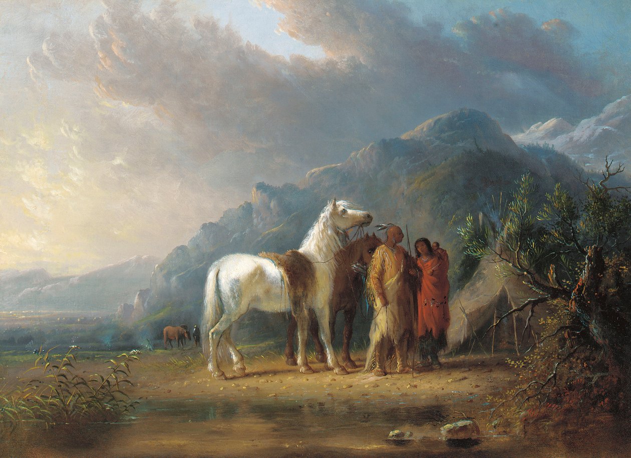 Sioux-leiri tekijältä Alfred Jacob Miller
