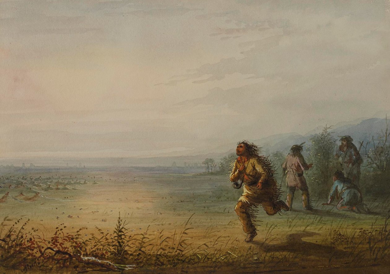 Mehiläismetsästäjä tekijältä Alfred Jacob Miller