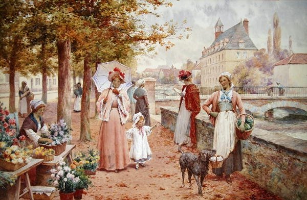 Kukkien myyjä tekijältä Alfred Jr. Glendening