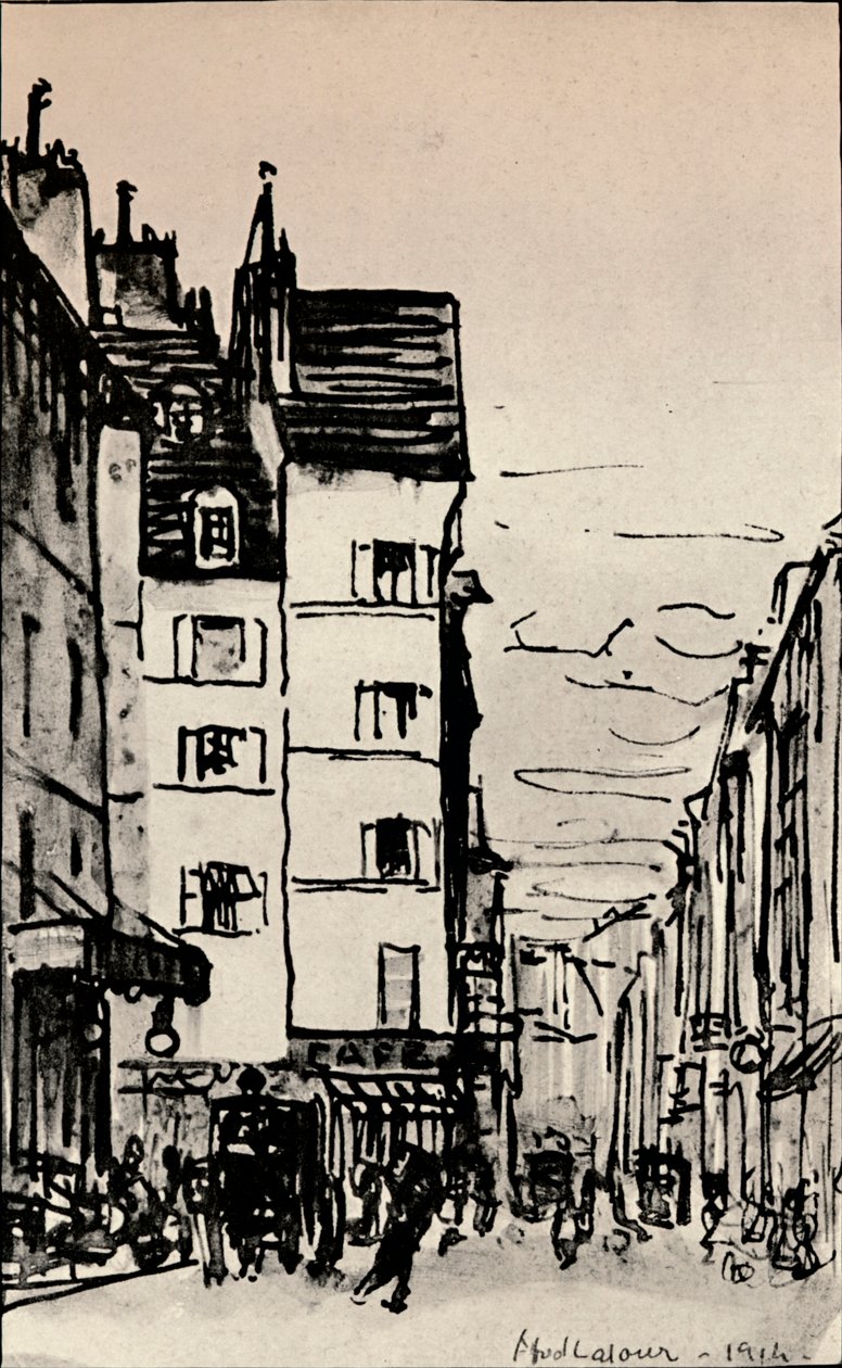 "Seinen katu", 1915 tekijältä Alfred Latour