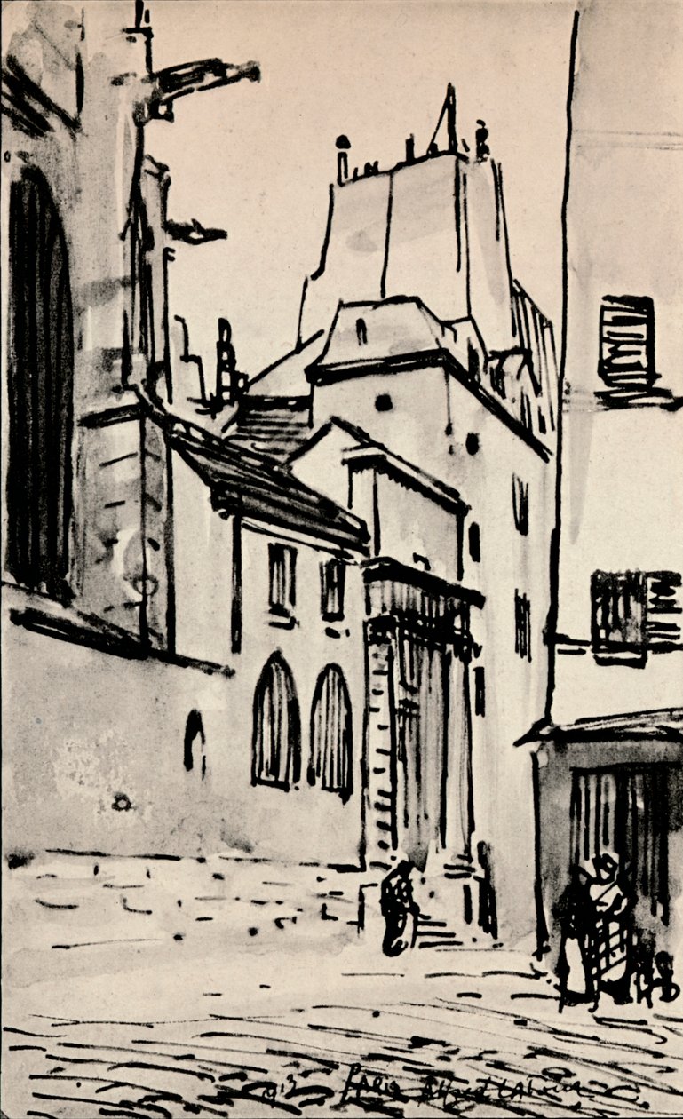 "Rue des Barres", 1915 tekijältä Alfred Latour