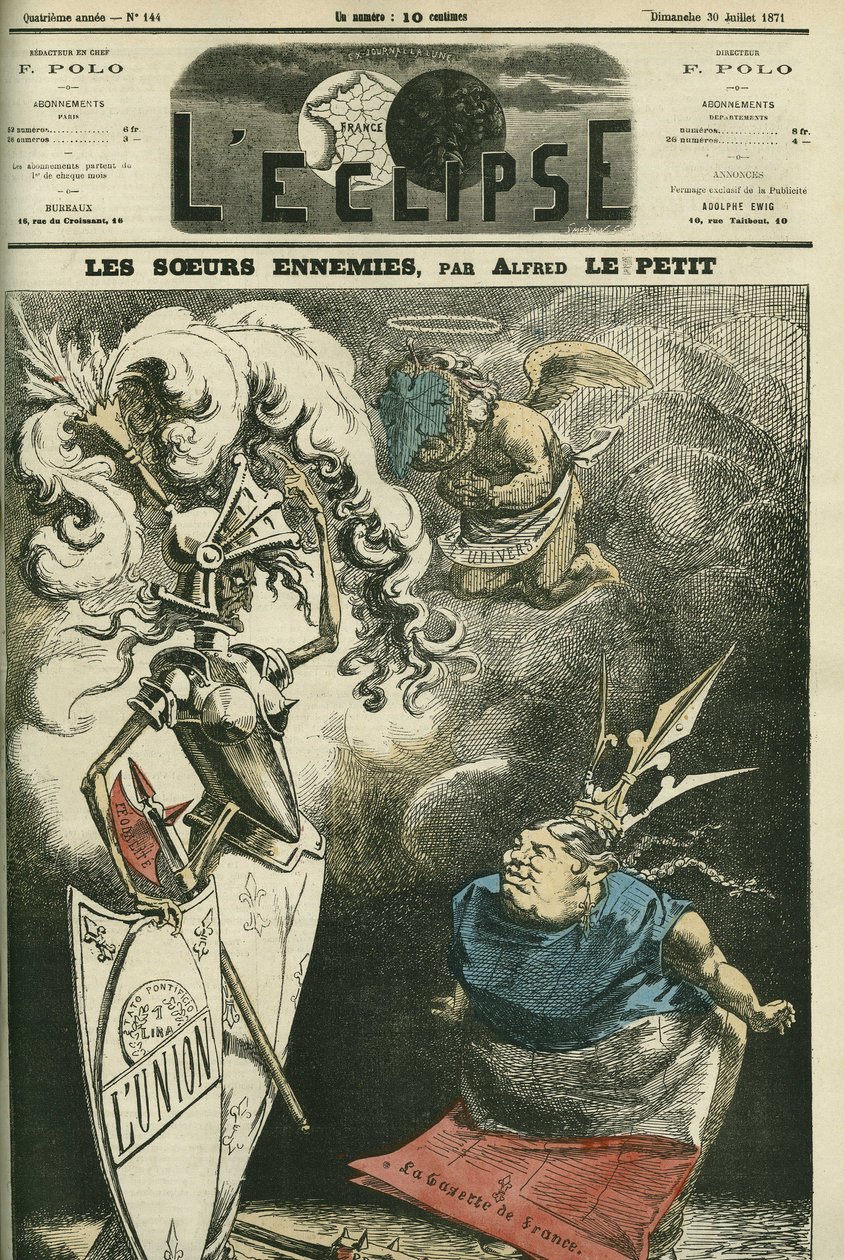 Vihollissiskot La Gazette de Francen ja L