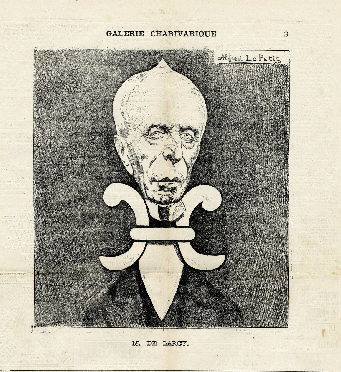 Kuvitus Alfred Le Pete (1841-1909) Le Charivarissa tekijältä Alfred Le Petit