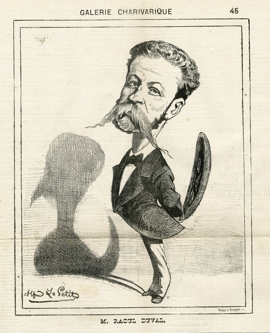 Kuvitus Le Charivarissa tekijältä Alfred Le Petit