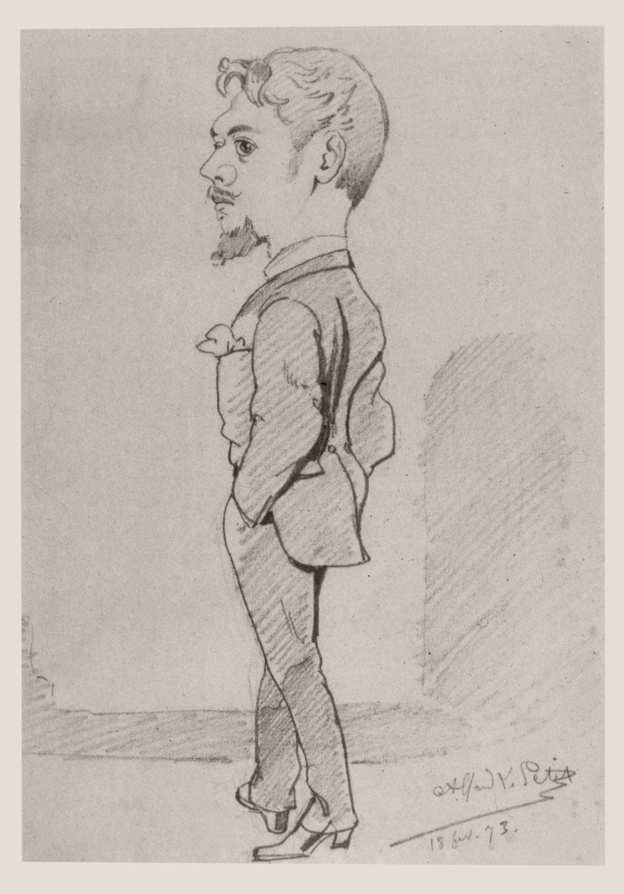 Marsin muotokuva, 1873 tekijältä Alfred Le Petit